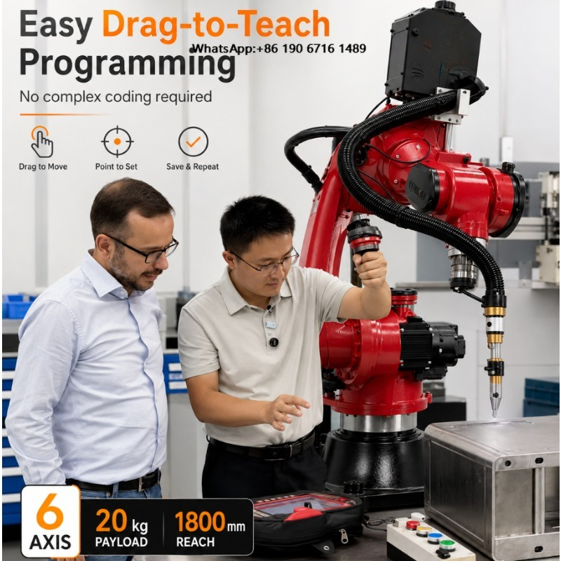 Industrial Robot Arm 20Kg Payload - High Precision 6 Axis Industrial Robot