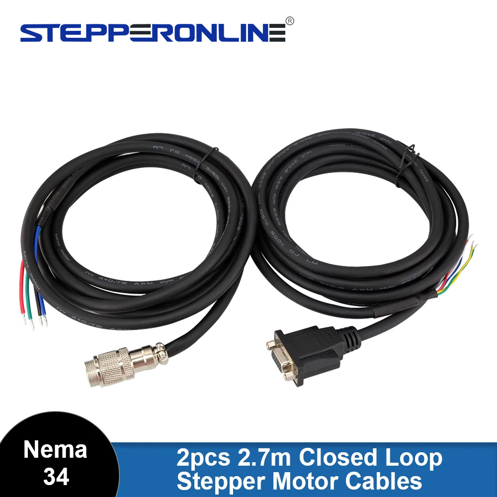 Stepper Motor Nema 34 Closed Loop - 2.7m AWG18 Nema 34 Closed Loop
