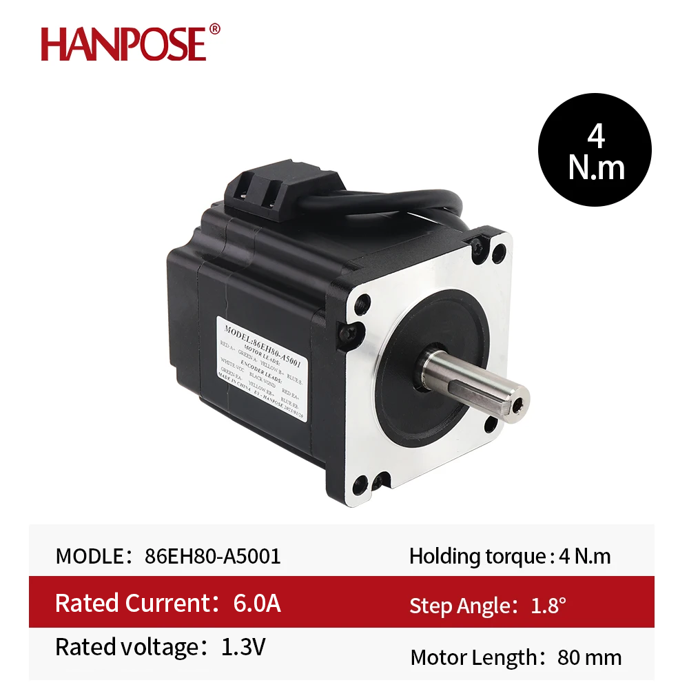 86EH80 Closed Loop NEMA34 6.0A - Stepper Motor Nema 34 Closed Loop review and price