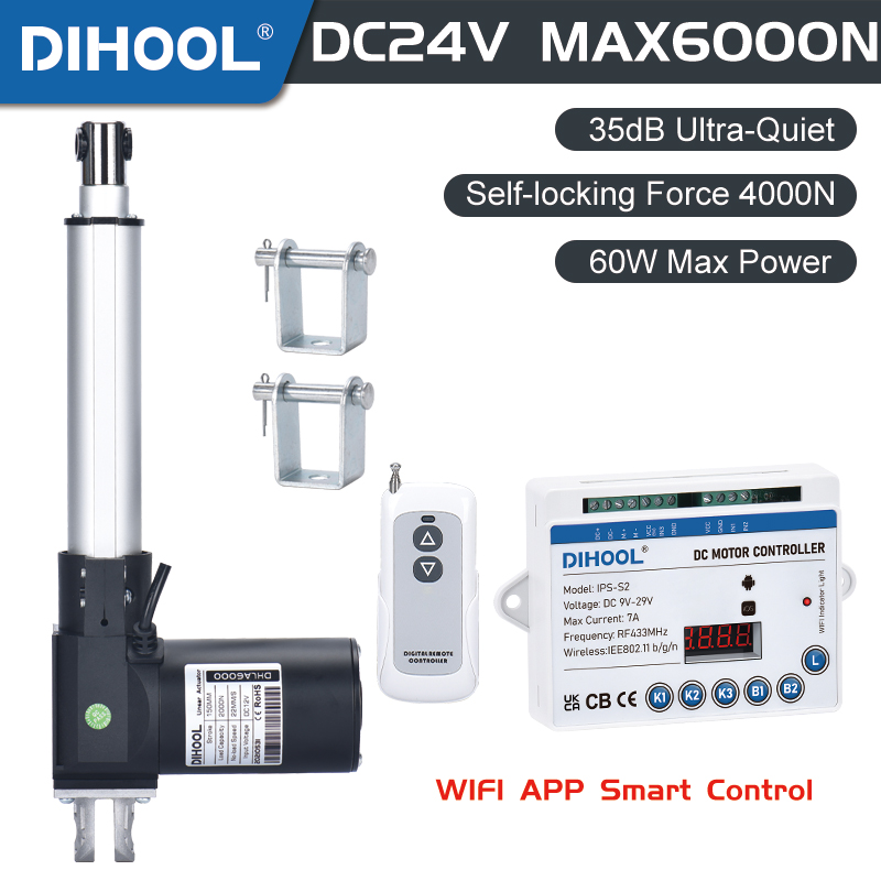 24V 6000N Electric Linear Actu - Linear Actuator Electric 1000Mm review and price