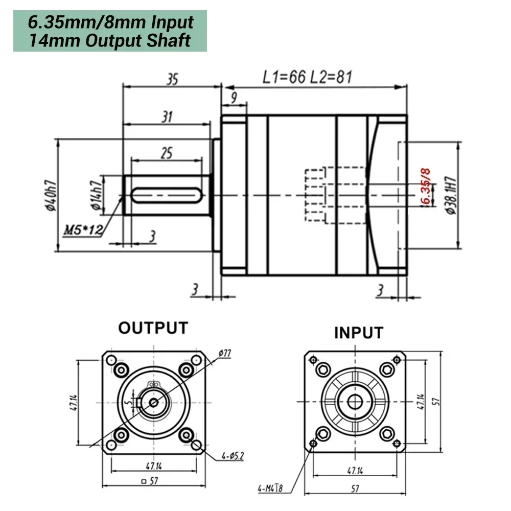 Planetary Reducer Gearbox Prec - Planetary Gearbox Nema 23 review and price