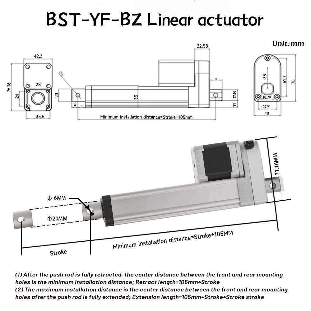 High Precision Linear Actuator - Linear Actuator Electric 1000Mm review and price