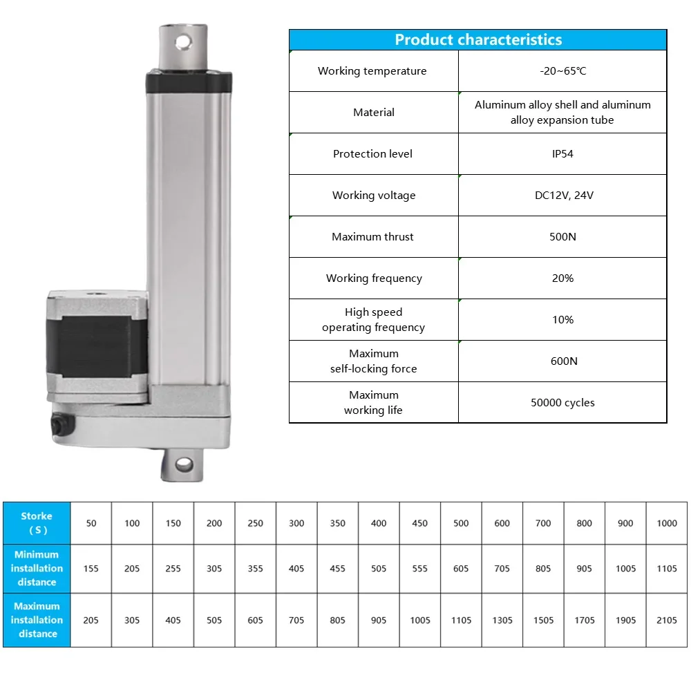 High Precision Linear Actuator - Linear Actuator Electric 1000Mm review and price