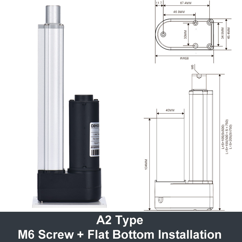 DC24V 60W Motor Electric Linea - Linear Actuator Electric 1000Mm review and price