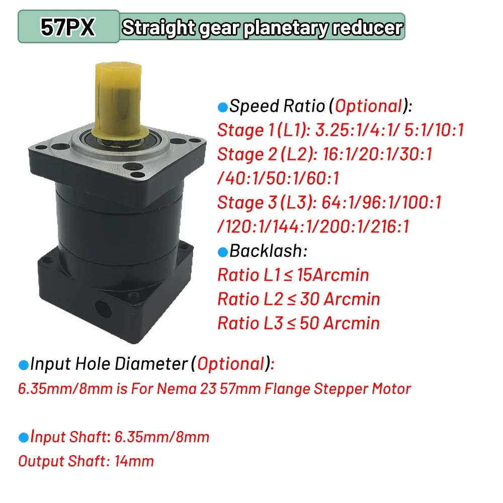 YUNDUAN Planetary Gearbox Step - Planetary Gearbox Nema 23 review and price
