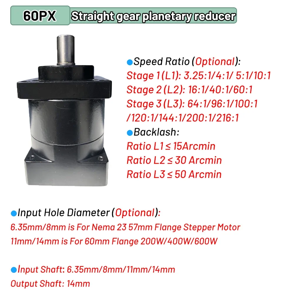 YUNDUAN Planetary Gearbox Step - Planetary Gearbox Nema 23 review and price