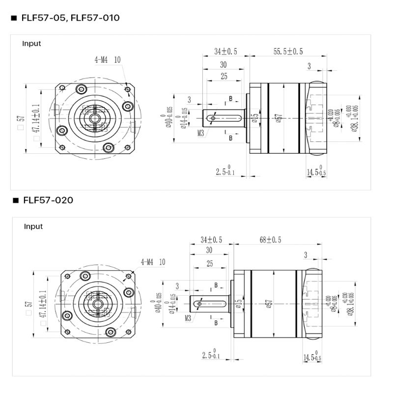 FLF57-05 Nema 23 Planetary Gea - Planetary Gearbox Nema 23 review and price