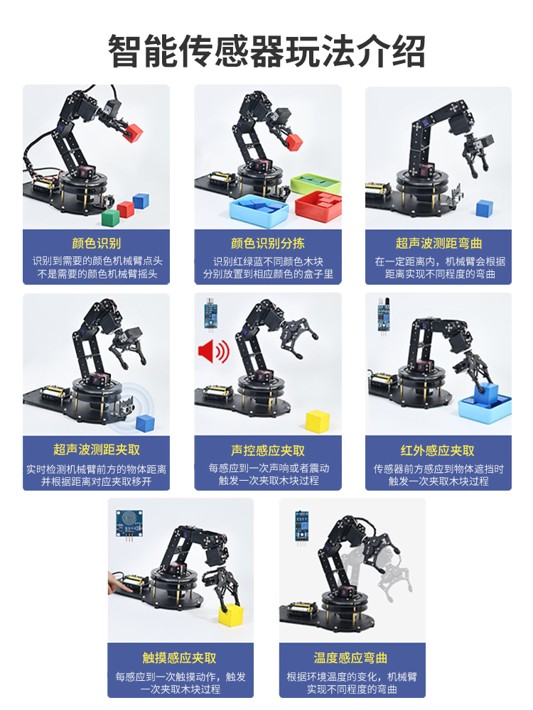 Open source 6-axis DOF vision  - Robotic Arm 6 Axis Desktop review and price