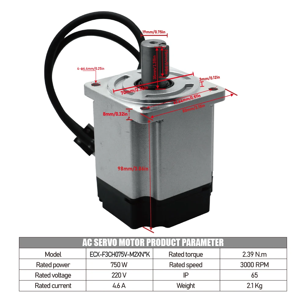 750W AC Servo Motor & ECX Ethe - Servo Motor 750W Ac Driver review and price