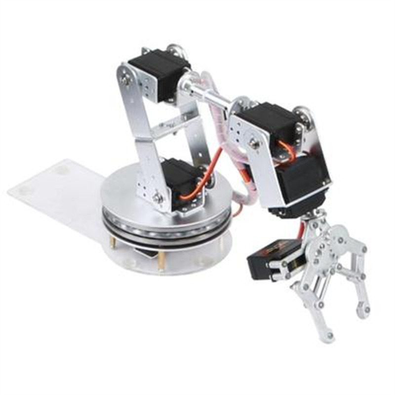 Silver 6 DOF Robotic Arm with  - Robotic Arm Kit Arduino review and price