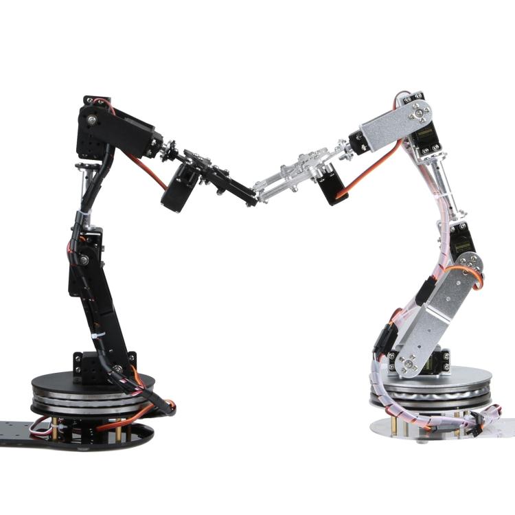 Silver 6 DOF Robotic Arm with  - Robotic Arm Kit Arduino review and price