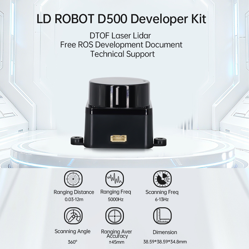 LDROBOT D500 D800 Lidar Kit DT - Robotic Arm 6 Axis Desktop review and price