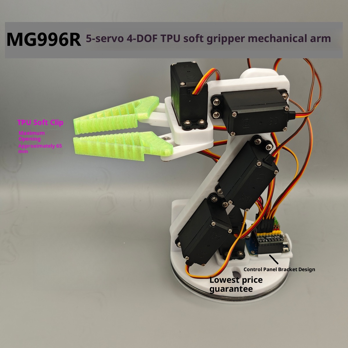MG996R 5-axis 5-servo 4-DOF Ro - Robot Arm 5 Dof Servo review and price