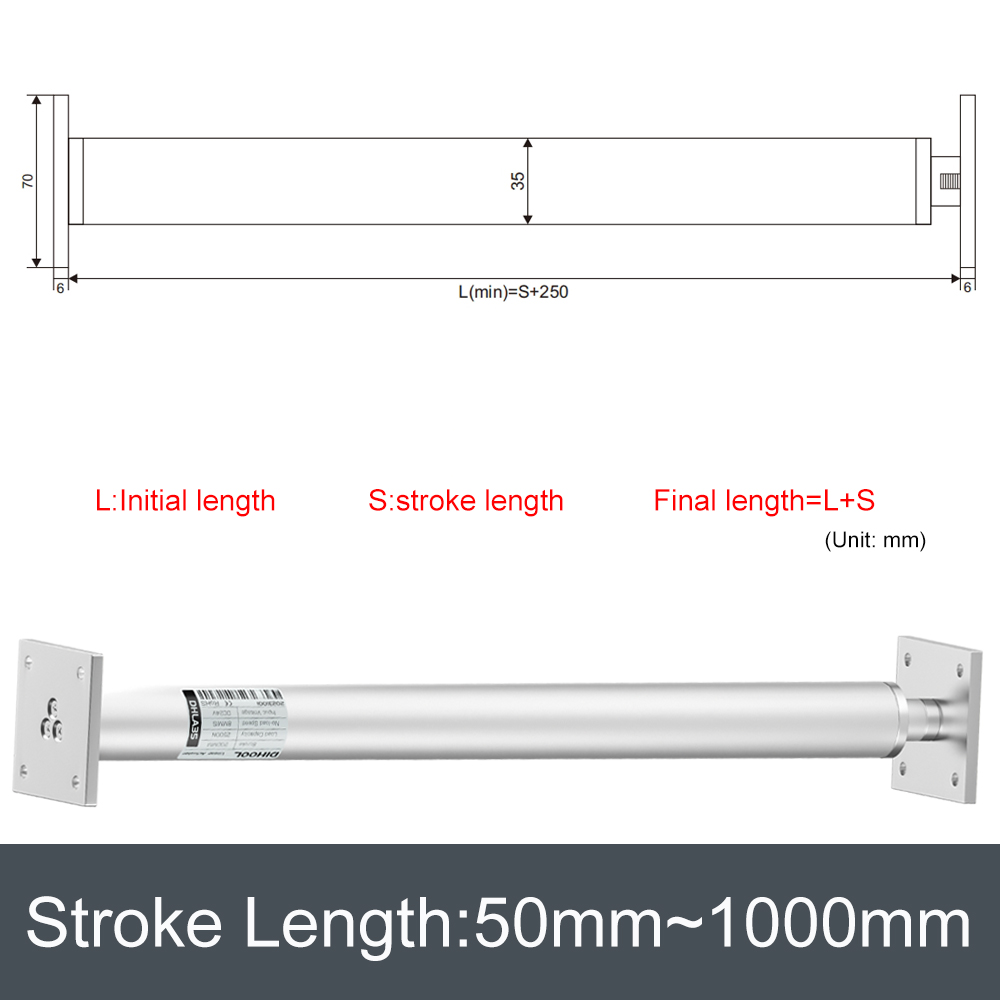 2500N DC12V/24V linear actuato - Linear Actuator Electric 1000Mm review and price