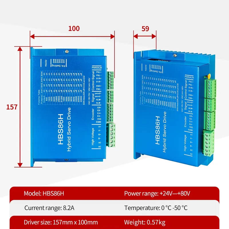 Kaihong 86x86x156+22mm 12Nm Hy - Stepper Motor Nema 34 Closed Loop review and price