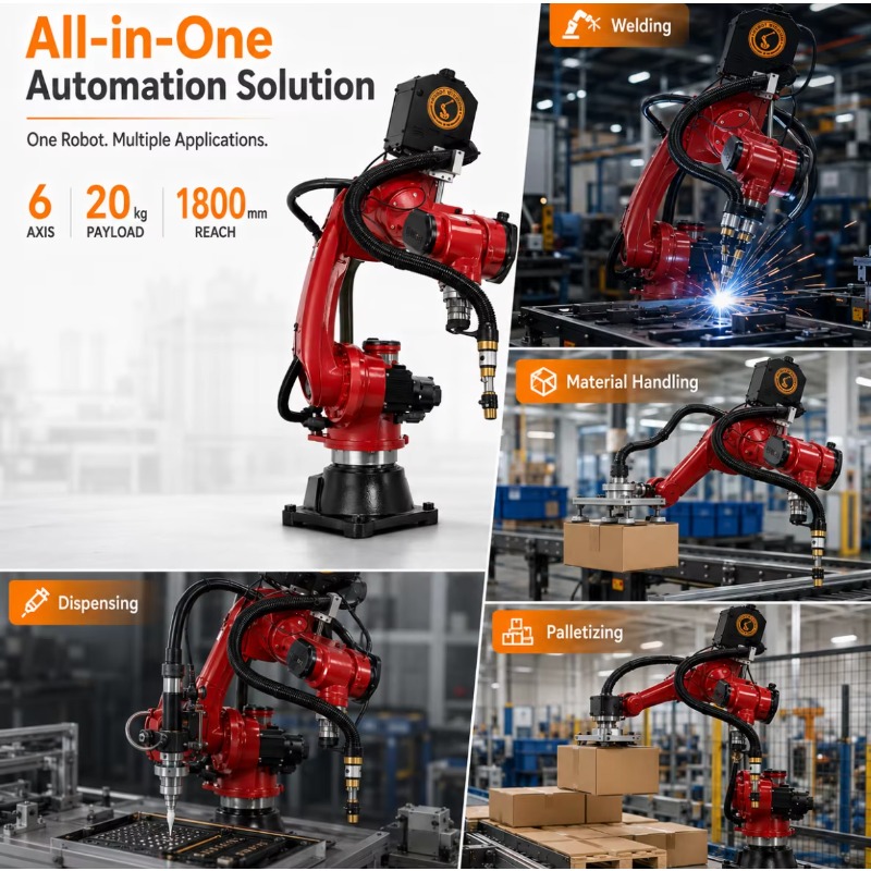 High Precision 6 Axis Industri - Industrial Robot Arm 20Kg Payload review and price