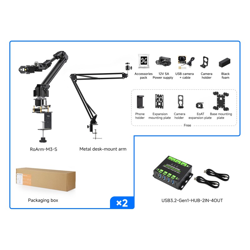 5 + 1 DOF High-Torque Serial B - Robot Arm 5 Dof Servo review and price