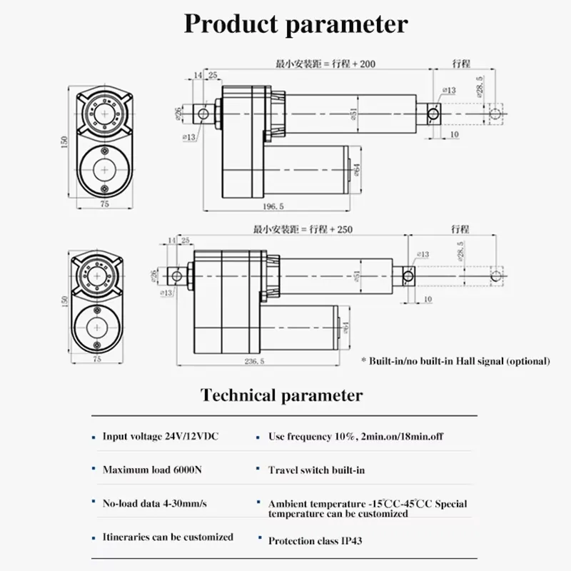 8000N 12V DC Electric Linear A - Linear Actuator Electric 1000Mm review and price