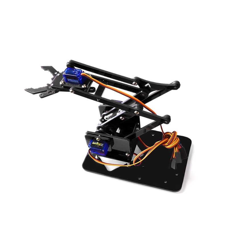 4 DOF Unassembly Acrylic Mecha - Robotic Arm Kit Arduino review and price