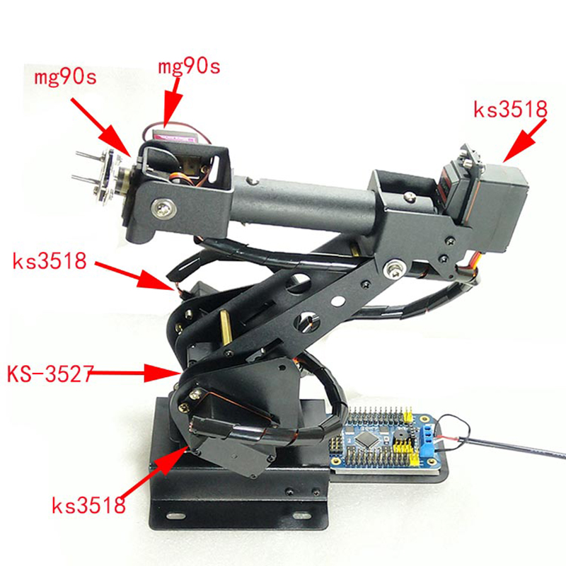 6 DOF Robot Arm ABB Industrial - Robotic Arm Kit Arduino review and price
